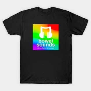 Bowel Sounds Rainbow Logo T-Shirt